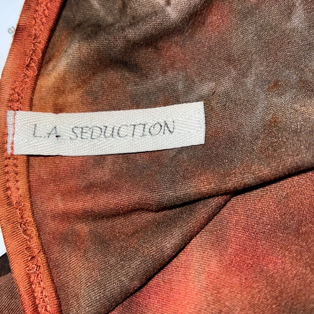 LA Seduction Ruched Crop Top - Picture 4 of 4